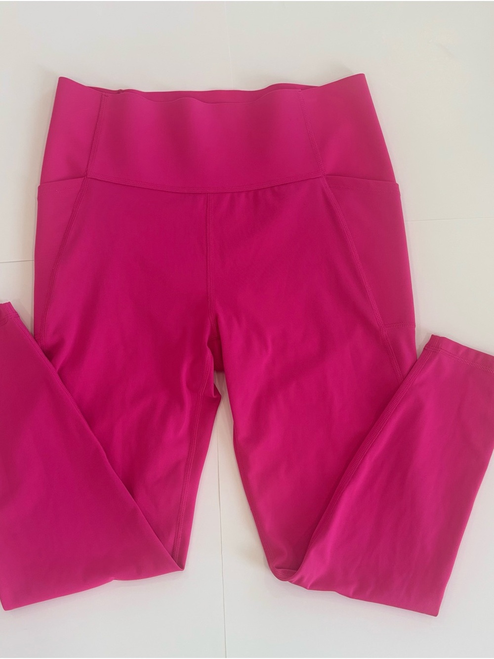 GapFit Hot Pink High Waist Leggings Pockets L